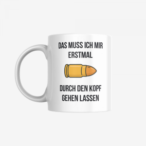 Nachdenken Tasse